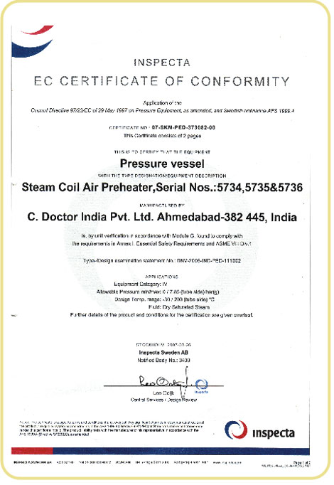 CE CERTIFICATE